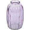 Talking Tables Vaso in Vetro Lilla per fiori, elegante stelo singolo, centrotavola matrimonio, davanzale, feste giardino, cena estiva, camino, regalo 12cm