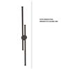 Sikrea ELIA/A2D O Lampada da parete 2 LUCI dimmerabile a LED 18W SDD 2800 - 5000K 1230LM colore oro evrniciato