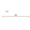 Sikrea ELIA/ASD N Lampada da parete a LED 12W SDD 2800 - 5000K 805LM nero opaco 1 luce