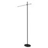 Sikrea ELIA/P2 N Lampada da terra nero opAco in metallo a led 11W 3000K 1026LM