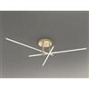 Sikrea ELIA/PLP O Plafoniera in metallo oro verniciato a LED 24W 3000K 1548lm 70cm
