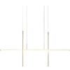 Sikrea ELIA/S4D O Sospensione a LED 35W SDD 2800 - 5000K 2900LM in metallo VERNICIATO ORO DIMMERABILE