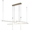 Sikrea ELIA/S5D O Sospensione a LED 64W SDD 2800 - 5000K 4280LM in metallo VERNICIATO ORO DIMMERABILE