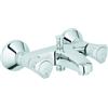Grohe 25450001 Adria Batteria Esterna per Vasca/Doccia senza Manopola Doccia, Cromo