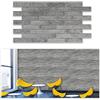 Grace Baltic - 5.76 m²/12 pezzi Pannelli a muro 3D della migliore qualità rivestimento murale rivestimento in PVC decorazione murale adesivi murali elastico spessore 1mm Mattone Grigio