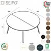 SEIPO VERTEX Tavolo riunione piano in melaminico ROTONDA diametro 1600 Seipo - VX.0099