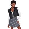 Trendyol Gonna Mini A-Line Skater in Maglia, Blu Navy, S Donna