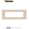 BTICINO JA4807TR Placca 7 moduli in tecnopolimero Ritual - MatixGO