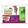 Trainer Gatto Natural Adulto Sterilizzato Tacchino Flowpack (4x85g)