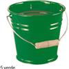 Secchiello di metallo Glückskäfer, 5 verde