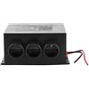 KIMISS Riscaldatore per Auto 12V KIMISS 3 Fori Riscaldatore Invernale Portatile Sbrinatore per Parabrezza Sbrinatore per Auto 12V Rimozione Nebbia per Auto Camion Autobus Camper Camper
