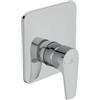 Ideal Standard - Cerafine D, Miscelatore monocomando per doccia ad incasso, Una via, Parti esterne, Cromato