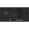 Siemens Piano cottura a gas EP9A6MI40 finitura vetro nero da 90 cm