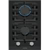 Siemens Piano cottura a gas ER3A6BI40 finitura vetro nero da 30 cm