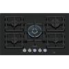 Siemens Piano cottura a gas ER7A6RH40 finitura vetro nero da 75 cm