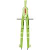 Brunnen 104954090 - Compasso a regolazione rapida, lunghezza: 170 mm, in custodia in plastica infrangibile con coperchio trasparente, kiwi Colour Code Peak 4 (per cerchi fino a Ø 38 cm)