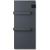 Radialight Radiatore Scaldasalviette Elettrico in Acciaio Radialight Onsen 40X90X8 Grigio Antracite - ONS07011 - OCCASIONE