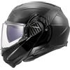 LS2, Casco Moto Modulare ADVANT II SOLID Gloss Black, XL