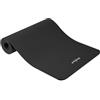 Rebel Tappetino da yoga per pilates, fitness e yoga REBEL ACTIVE RBA-3151-BK; 183 x 61 cm, spessore 1,5 cm, NBR, nero