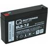 Quality Batteries Q-Batterie 6LS-7.2 6V 7,2Ah Batteria al piombo / AGM