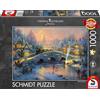 Schmidt Spiele 58450 - Thomas Kinkade Villaggio invernale, Puzzle da 1000 pezzi