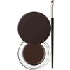 JCUGSBS Gel Eyeliner, Gel Eyeliner in Crema a Lunga Durata Impermeabile, Pigmenti ad Alta Intensità Trucco per Eyeliner a Prova di Sbavature, Eyeliner Waterproof con Pennelli Eyeliner Marrone