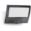 Steinel Faretto a LED XLED Curved S, 9,3 W proiettore, rilevatore di Movimento 160°, Portata 8 m, Applique per Esterni, Anthracite