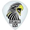 CLAYTON CSAST8012 piccola goccia Sharp Acetal/polimeri per chitarra, 0.80 mm, confezione da 12 pezzi