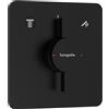 hansgrohe DuoTurn Q - Rubinetto per doccia incasso per 2 utenze, Miscelatore monocomando per iBox universal 2, nero opaco