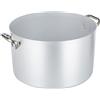 Baldassare Agnelli Pentole Agnelli ALMA10455, Casseruola Alta in Alluminio con 2 Maniglie in Acciaio, Alluminio Professionale 3mm, Diametro 55 cm