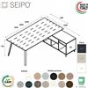 SEIPO VERTEX scrivania ELEGANTE piano in HPL con mobile portante Seipo P. 900 - VX.0226 27 28 VX.0036 DX