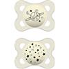 BAMED BABY ITALIA Srl Mam night succhietto 2-6 mesi silicone doppio neutro - MAM - 980786863