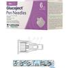 A.MENARINI DIAGNOSTICS Ago per penna da insulina glucoject lunghezza 6 mm gauge 31 100 pezzi - GLUCOJECT - 934512625