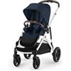 CYBEX Passeggino Gold GAZELLE S, dalla nascita a circa 4 anni, max. 22 kg (modalità singola) / 2x 22 kg (modalità duo), sistema all-in-1 con 20+ configurazioni, blu oceano