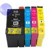 EPSON COMPATIBILE EPSON CARTUCCIA 27XL MULTIPACK COMPATIBILE - SVEGLIA (5bk+5c+5m+5y) - C13T2715_seriex5