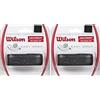 Wilson Grip WRZ4210BK Impugnatura Cushion Aire Classic Perforated, Grip Base, Unisex, Nero, 1 Unità (Confezione da 2)