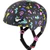 ALPINA Hackney, Casco da Bici Unisex-Youth, coriandoli Neri opachi, 47-51 cm