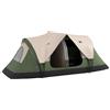 Outsunny Tenda da Campeggio 6 Posti con 2 Stanze Separate, Poliestere e Fibra di Vetro, 450x215x180 cm, Verde Scuro