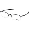 Oakley Barrelhouse 0.5 OX3174 317404 | Occhiali da Vista Graduati | Prova Online | Unisex | Metallo | Rettangolari | Blu | Adrialenti