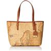 Alviero Martini 1a classe D0046000, Borsa a Tracolla Donna, Multicolore (Naturale), 14x25x35 cm (W x H x L)