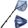 KOMCLUB Guadino telescopico pieghevole gomma, fibra vetro, lago, 1,1m