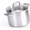 Berndes Pentola con coperchio Tricion Resist Acciaio inox 24 cm