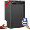 AAOBOSI Frigo Portatile 83L, Frigo da Campeggio con APP, Frigorifero Per Caravan con Luci LED, 12/24V DC, -20 °C a 20 °C, Per Auto, Camion, SUV, Camper, Barche, Campeggio e Viaggi