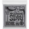 Ernie Ball, Slinky 9-String Nickel Wound, P02628, Corde per chitarra elettrica a 9 corde, diametro 9-105