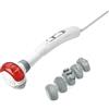Medisana Hm 886 Dispositivo per Massaggi Manuali, Massaggiatore Elettrico, per Schiena, Collo, Spalle e Gambe, con Funzione Luce Rossa e Funzione di Calore, 2 Intensità, 5 Accessori