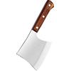 MLG Tools Coltello per ossa, mannaia per carne a codolo pieno Mannaia da macellaio per ossa, per ossa grandi e carne congelata
