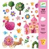 DJECO 160 Adesivi Principessa,Djeco,eta 4-7 anni
