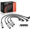 Frankberg 4x Set cavi di accensione Benzina Compatibile con Golf IV 1J1 1.6L A4 8D2 1.6L A3 8L1 1.6L P.a.s.s.a.t Variante 3B5 1.6L Golf IV Variante 1J5 2.0L Replace# 223H200