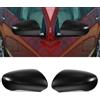 TTCR-II 2PCS Compatibile con Copri Specchietti Nissan Qashqai J10 2007‑2014 | Ricambio Specchietti Esterni Qashqai J10 2007‑2014 Tappo Calotte Specchietto Laterale Sinistra + Destra per Nissan-Nero