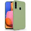 N NEWTOP Cover Compatibile per Samsung Galaxy A20s, Custodia TPU SOFT Gel Silicone Ultra Slim Sottile Flessibile Case Posteriore Protettiva (Verde Militare)